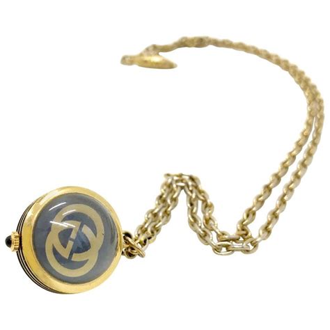 gucci pendant watch necklace.